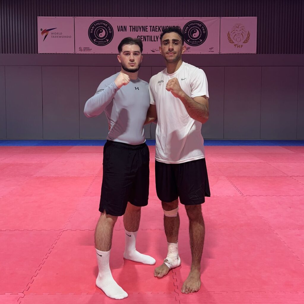 Angelo with olympic athlete